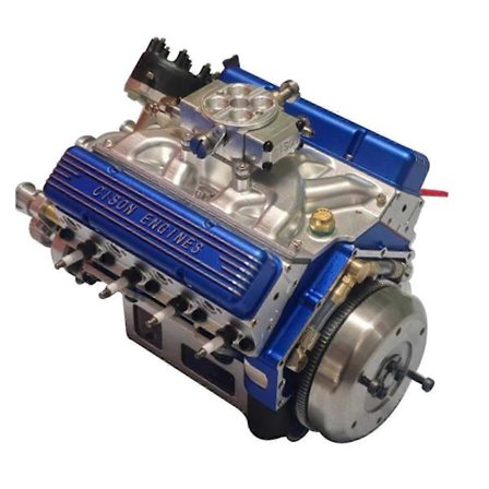 V8 Mekanisk Motor Ornament Industriel Stil Bilmotor Ornament Kompatibel med Skabsdisplay-lingling}