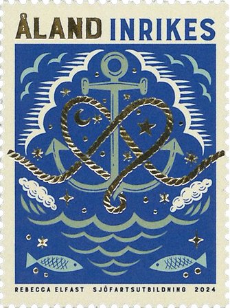 Åland - Maritim uddannelse - Postfrisk frimærke