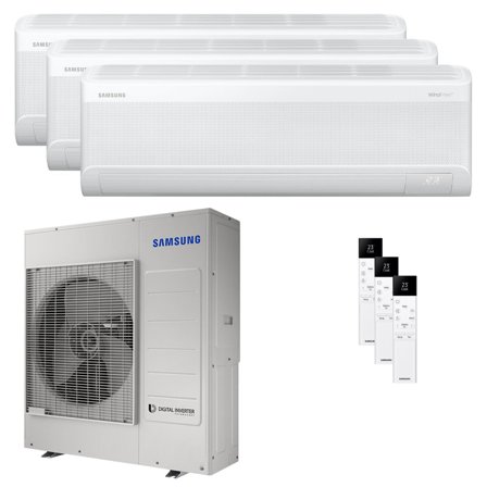 Condizionatore Samsung Windfree Avant S2 trial split 18000+18000+18000 BTU inverter A++ wifi unità esterna 10 kW