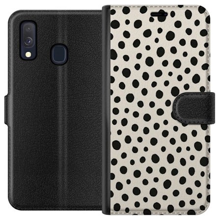 Yhteensopiva Lompakkokotelo Samsung Samsung Galaxy A40 Dot Dance