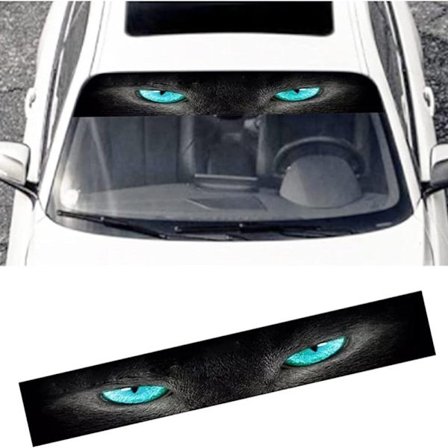 3D Leopard Eyes Vindruta Dekaler Bil Bakruta Vindruta