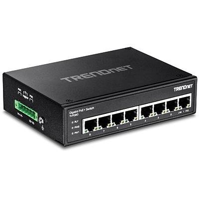 TRENDnet TI-PG80 - switch - 8 porter - ikke-styrt - TAA-samsvar