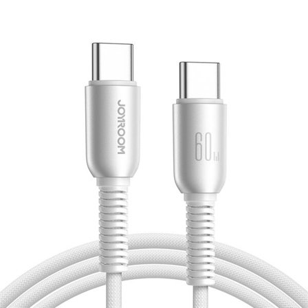Joyroom S-A51 Cutting-Edge Series 60W USB-C - USB-C-kabel 1,2 m - lysegrå