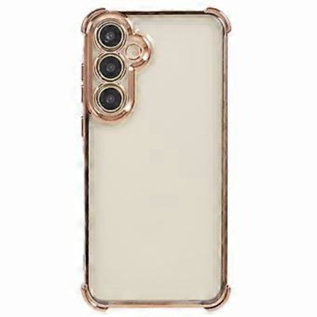 For Samsung Galaxy A55 5G Gjennomsiktig Deksel Side Hjerte Elektroplettert TPU Telefondeksel (Stil C)