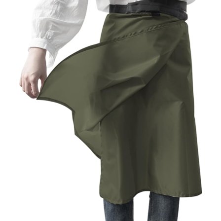 Vandtæt nederdel til regn, letvægts kilt, ultralet, tynd cykel-, camping- og vandrenederdel - mørkegrøn-KK1-