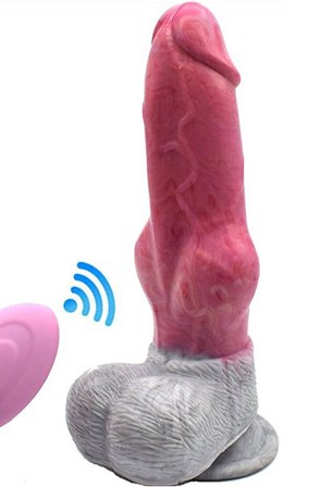 Vibrierender Dildo Monster Viby Greedy 22 cm