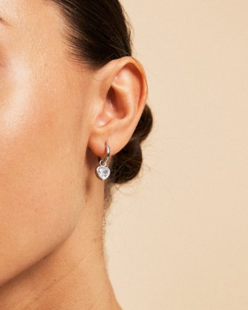 Edblad Bel Hoops Silver Sølvfarget Smykker Jente - Kids Brand Store