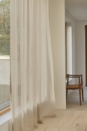 Jotex - Voile-gardine 1-länge Extra Breit Beige - CORINNE - Kaufe Multifunktionsgardinen bei Jotex