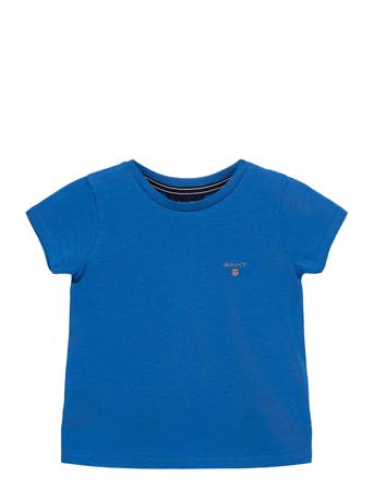 The Original Ss T-Shirt T-shirts Short-sleeved Blå GANT