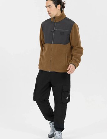 Whistler Sprocka M Teddy Fleece Jacket - Brown - S