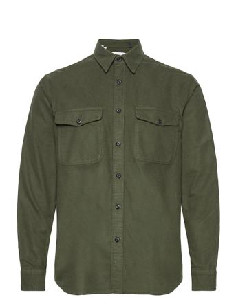 Slhregthomas Shirt Ls Green Selected Homme