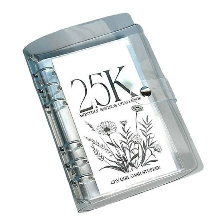 12-måneders kuvertudfordring til pengebesparelse Nem og sjov måde at spare 2,5K Budget Planner Kuvertudfordring