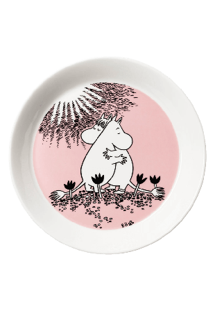 Arabia Mumin tallrik 19cm Kärlek 30 Mattallrikar Rosa 19 CM