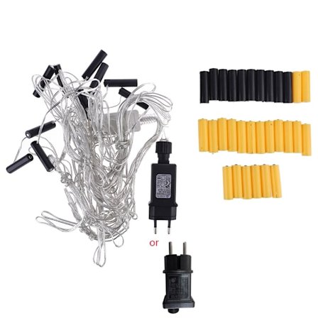 En til ti AA AAA batterieliminator Udskift 2x 3x AA AAA batterier Strømadapter til radio elektrisk legetøj LED lyslampe