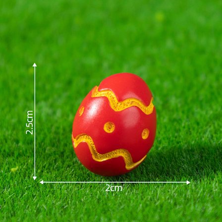 2026 påskehare med æg havepynt sød havepynt**#12 rødt æg