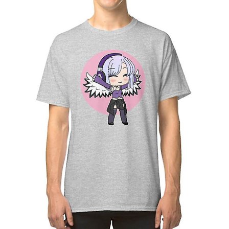 Gacha Series Girl Naomi Luna - Söt Gacha Girl With Wings T-shirt