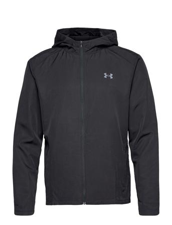 Ua Storm Run Hooded Jacket Outerwear Sport Jackets Svart Under Armour