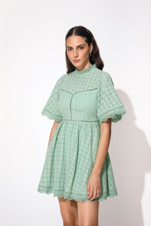 Malina - Claire miniklänning - L - Green