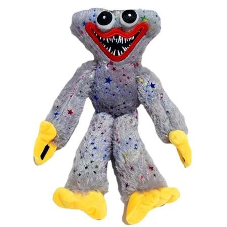 Huggy Wuggy Grå m Stjärnor - Barn - Leksaker - Gosedjur