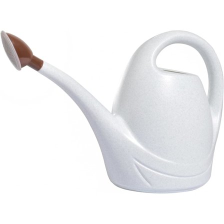 Rummelig 3,5L budgetvandkande i klassisk hvid, perfekt til effektiv vanding af dine planter