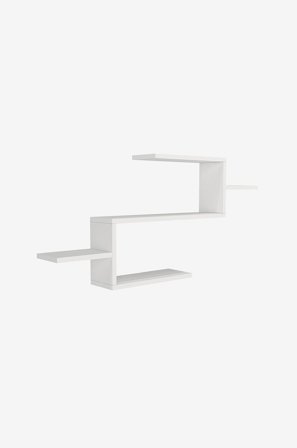 Hanah Home - Hylle Twist - Hvit - Vegghyller - Fra Homeroom