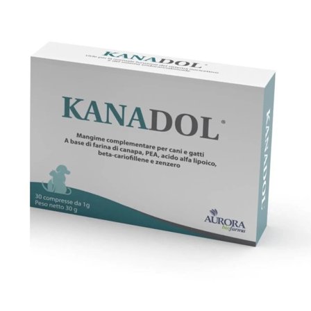 Kanadol Mangime Complementare Per Cani e Gatti 30 Compresse