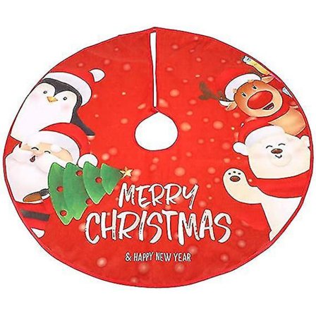 Juletræsskørt Juletræsfodmatte Reindeer Snefnug Design