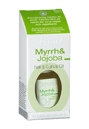 Depend O2 Myrrh & Jojoba Nail Cuticle Oil Nagelvård Dam 1 PCS