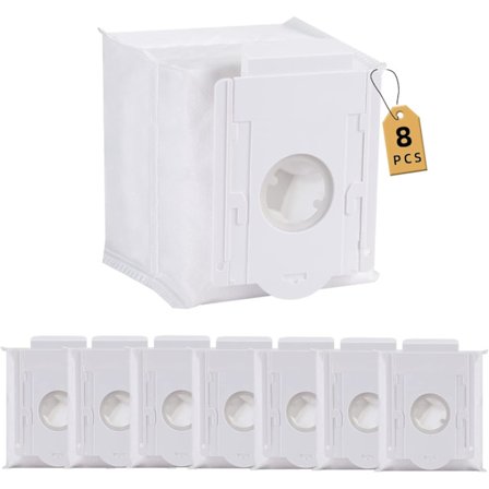 VCA-ADB90 dammsugarpåsar för Samsung VCA-SAE903 / VCA-SAE904 Clean Station, automatiska tömningspåsar kompatibla med Samsung Jet 90 75 70 60-serien 