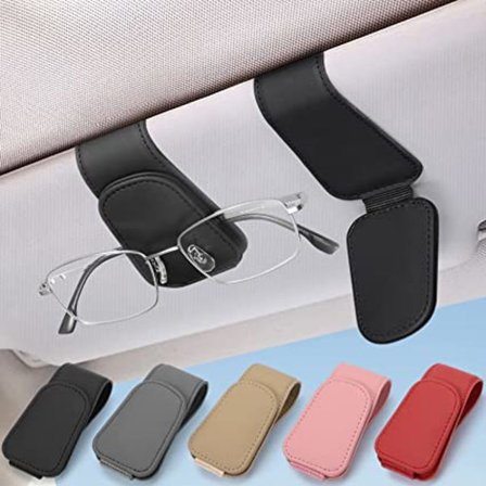 Brilleholder til bil - Sort, Universal brilleholder til bil