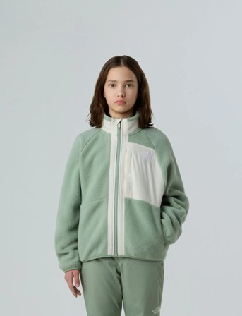The North Face G Yumiori Full Zip Jacket - Green - 123-134