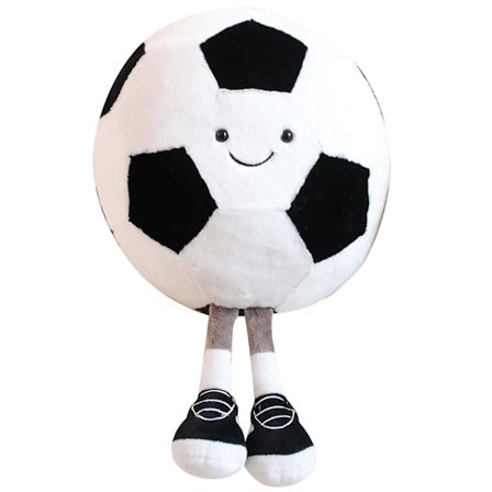 Söt Basketboll Fotboll Kudde Plysch Fylld Leksak Mjuk Plysch Boll Present Till Barn