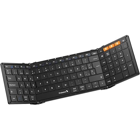 Sammenleggbart trådløst tastatur med numerisk tastatur, full størrelse, egnet for Android, Windows, iOS, iPhone, iPad, mobiltelefoner og nettbrett - 