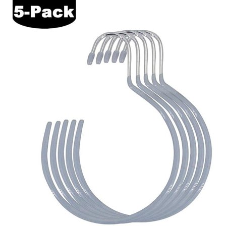 Silver Ring Scarf Hanger 5 st Scarf Holder Hanger Rund Scarf