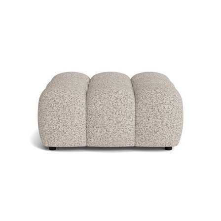 Puffy puf, 95x95 - Puente Lys Greige - 95x95x40 - Puf
