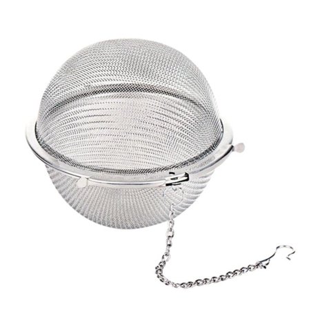 Tea Infuser / Tea Strainer in Stainless Steel - Tea Filter Silver