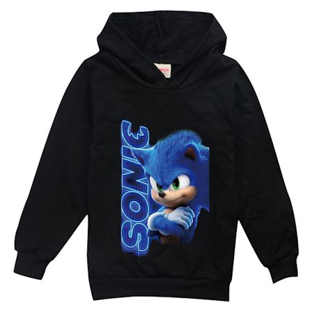 Sonic hettegensere for barn Jakke Sweatshirt for barn Jumper T-skjorte Vinter