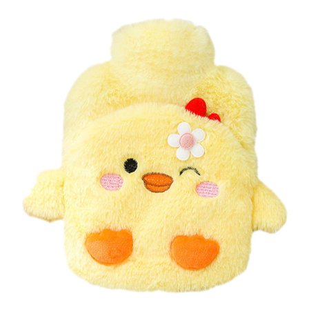 400 ml:n lämmönkestävä eristetty söpö plyysi b -kuumavesipullo