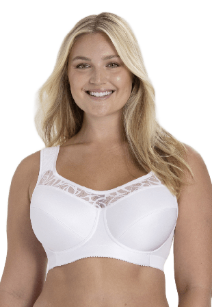 Miss Mary of Sweden Cotton Simplex Bh Med Bygel Dam Vit 75b