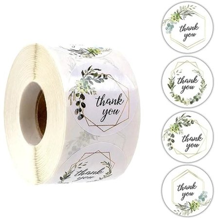 1 st Tack-klistermärken, 500 st Tack-taggar, Tack-klistermärken