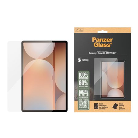 Panzer Samsung Galaxy Tab S10 FE | S9 Ultra-Wide Fit Screen Protector PanzerGlass - High quality tempered glass screen protector