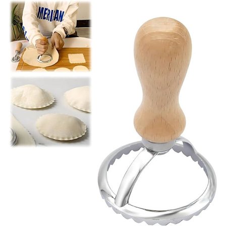 Bakverkshjulsskärare - Pastaskärare Hjul - Ravioliskärare Hjul Pajskorpskärare