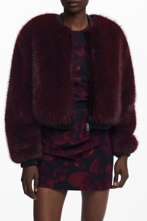 Desigual Giubbotto Donna Rosso