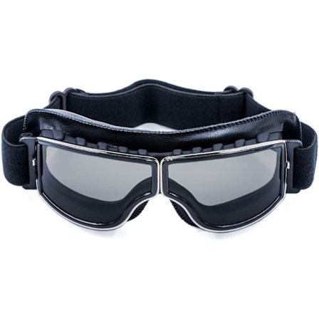 Motorcykelglasögon Vintage Pilot Läder Ridglasögon Scooter