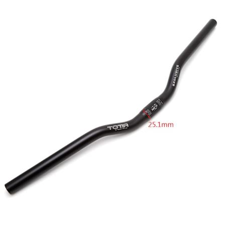 25,4 mm 60 cm styreforhøyning for terrengsykkel landeveissykkel sykkel aluminiumlegeringsstyre Black