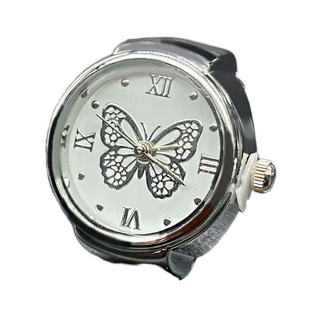 Finger Rings Klockor Ring Watch WHITE