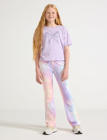 Lindex Trouser Wide Leg Jogger - Pink - 164