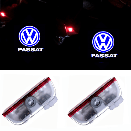2x LED Kompatibel med Volkswagen Dørlys Logo Projektorlys Style 3