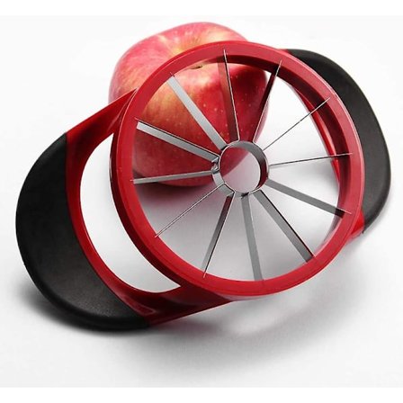 Æbleskærer 12 Blade Ekstra Stor Opgraderet Æblekerne Ultra Skarpt Rustfrit Stål Frugt Slicer