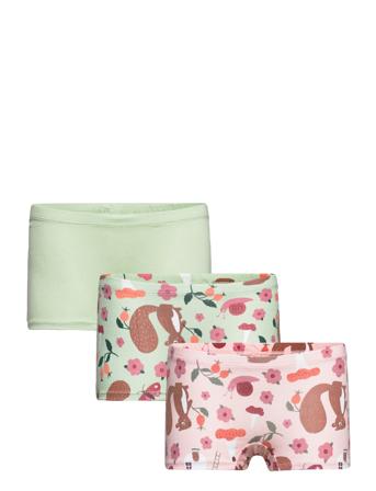 Boxer 3 Pack Aop Night & Underwear Underwear Panties Multi/mønstret Lindex*Betinget Tilbud